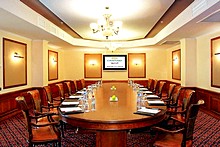 Boardroom at Marriott Courtyard Moscow City Center Hotel in Moscow, Russia