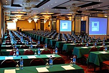 Grand Ballroom at Marriott Grand Hotel in Moscow, Russia
