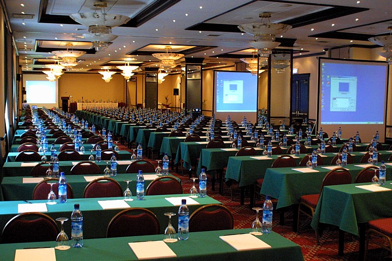 Grand Ballroom at Marriott Grand Hotel in Moscow, Russia