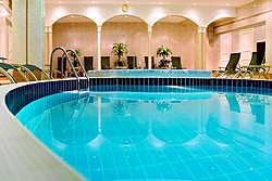 Pool at Marriott Grand Hotel in Moscow, Russia