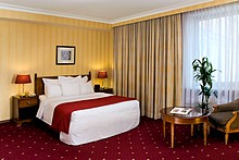 Deluxe Double Room at Marriott Royal Aurora Hotel in Moscow, Russia