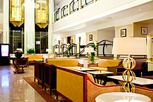 Lobby Bar at Marriott Tverskaya Hotel in Moscow, Russia
