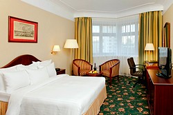 Deluxe Double Room at Marriott Tverskaya Hotel in Moscow, Russia