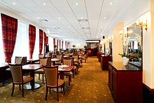 Gratzi Restaurant at Marriott Tverskaya Hotel in Moscow, Russia