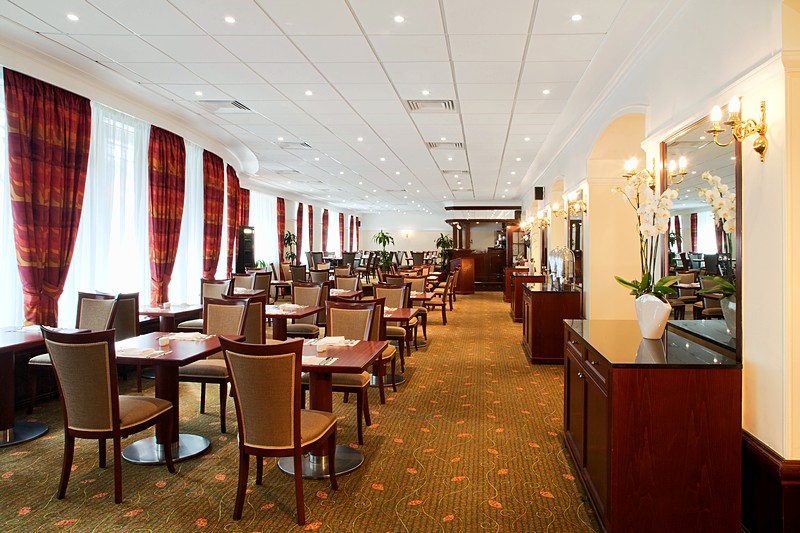 Gratzi Restaurant at Marriott Tverskaya Hotel in Moscow, Russia