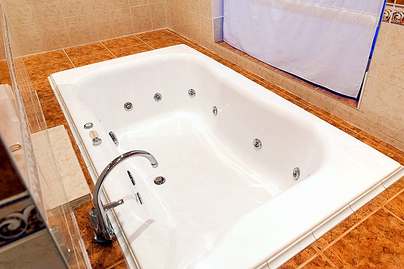 Suite Bath at Maxima Irbis Hotel in Moscow, Russia