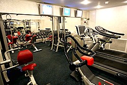 Gym at Maxima Irbis Hotel in Moscow, Russia