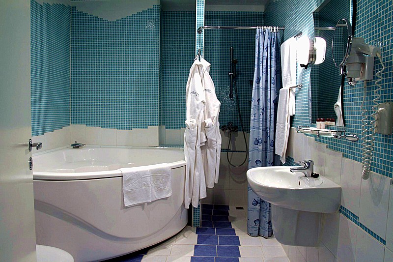 Bath Room in Marine Suite at Maxima Zarya Hotel in Moscow, Russia