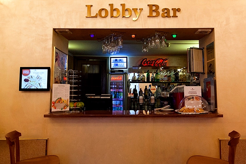 Lobby Bar at Maxima Zarya Hotel in Moscow, Russia