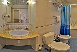Bath Room in Medea Suite at Medea Hotel in Moscow, Russia