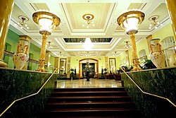 Lobby at Metropol Hotel in Moscow, Russia