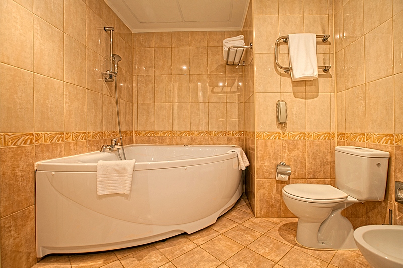 Bath Room in Suite at Milan Hotel in Moscow, Russia