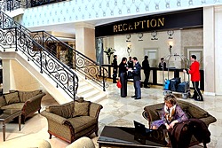 Reception at Milan Hotel in Moscow, Russia