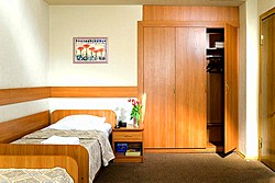 Twin Block Room at Molodyozhny Hotel in Moscow