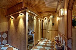 Sauna at Apartment at Molodyozhny Hotel in Moscow