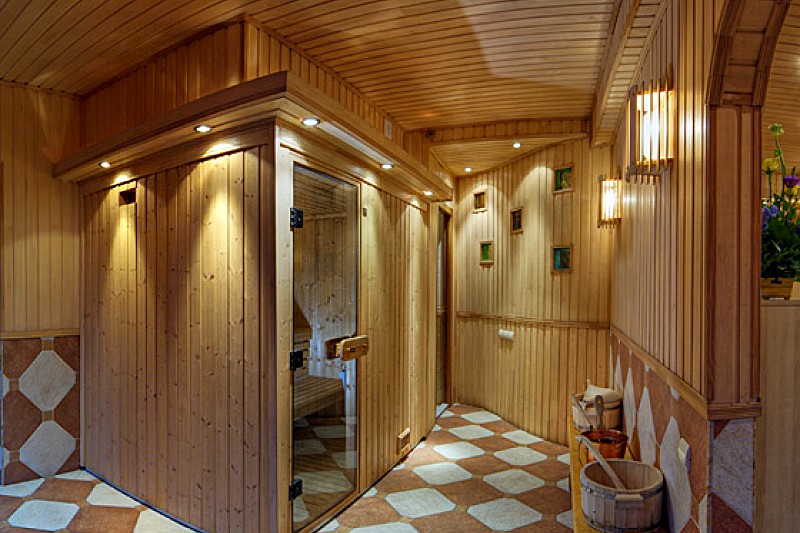 Sauna at Apartment at Molodyozhny Hotel in Moscow