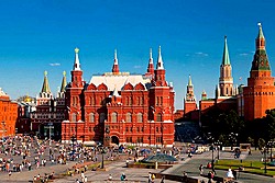 Kremlin View at National Hotel in Moscow, Russia