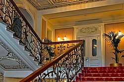 Staircase at National Hotel in Moscow, Russia