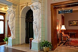 Vestibule at National Hotel in Moscow, Russia