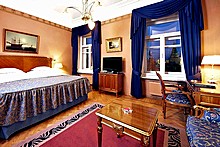 Studio Room with Kremlin View at National Hotel in Moscow, Russia