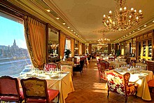 Piazza Rossa Restaurant at National Hotel in Moscow, Russia