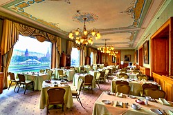 Breakfast in Moskovsky Conference Hall at National Hotel in Moscow, Russia