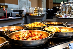 Buffet Breakfast at Novotel Moscow Sheremetyevo Airport Hotel in Moscow, Russia