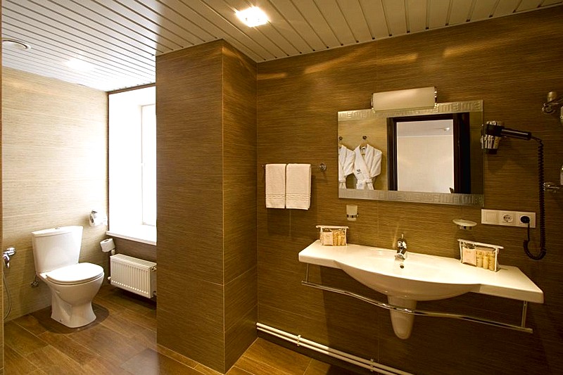 Bath room in Suite at Okhotnik Hotel in Moscow, Russia