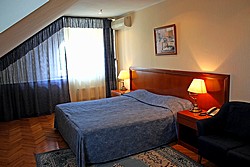 Mansard Room at Ozerkovskaya Hotel in Moscow, Russia