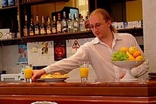 Ozerkovskaya Restaurant at Ozerkovskaya Hotel in Moscow, Russia