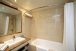 Bath Room at Business Double Room at Park Inn Sadu Hotel in Moscow, Russia