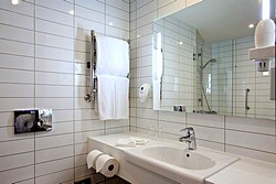 Bath Room in Standard Room at Park Inn Sheremetyevo Airport Hotel in Moscow, Russia