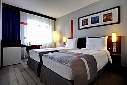 Standard Twin Room at Park Inn Sheremetyevo Airport Hotel in Moscow, Russia