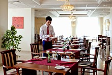 Restaurant at Park Inn Sheremetyevo Airport Hotel in Moscow, Russia