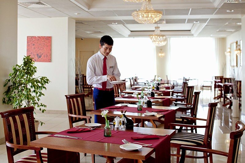 Restaurant at Park Inn Sheremetyevo Airport Hotel in Moscow, Russia