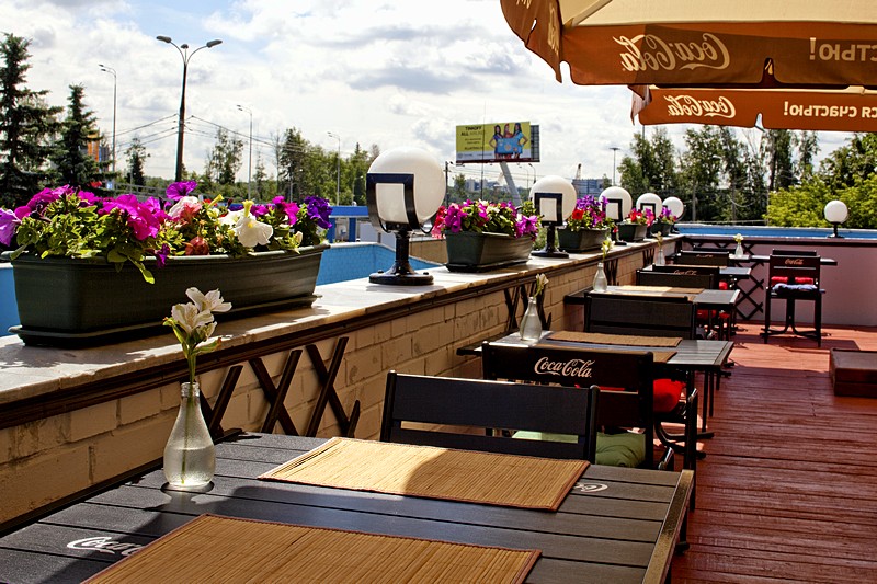 Restaurant at Park Inn Sheremetyevo Airport Hotel in Moscow, Russia