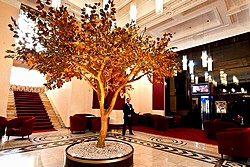 Lobby at Peking Hotel in Moscow, Russia