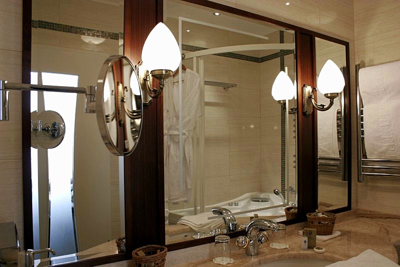 Bathroom at VIP-Apartment at Peter I Hotel in Moscow, Russia