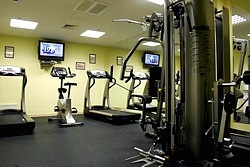 Gym at Peter I Hotel in Moscow, Russia