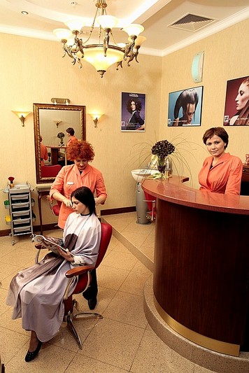 Beauty Saloon at Peter I Hotel in Moscow, Russia