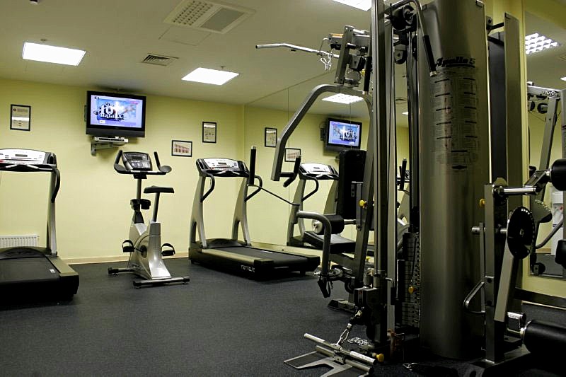 Gym at Peter I Hotel in Moscow, Russia