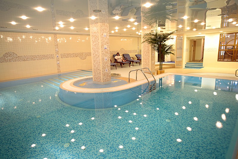 Pool at Peter I Hotel in Moscow, Russia