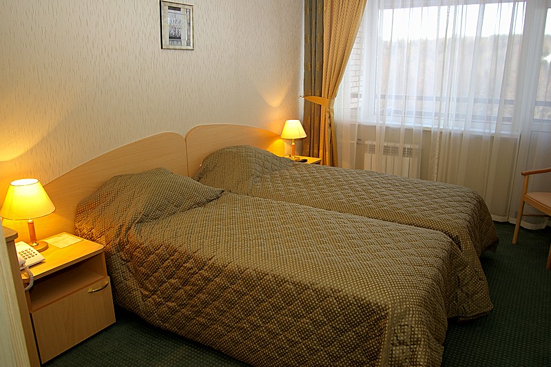 Standard Twin Room at the Planernoe Hotel, Moscow