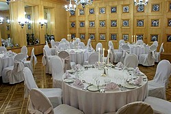 Gzhel Hall at President Hotel, Moscow