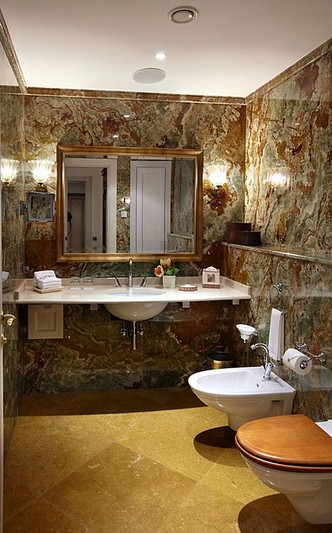 Presidential Suite Bath at Radisson Royal Hotel in Moscow, Russia