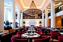 Tatler Club Restaurant at Radisson Royal Hotel in Moscow, Russia