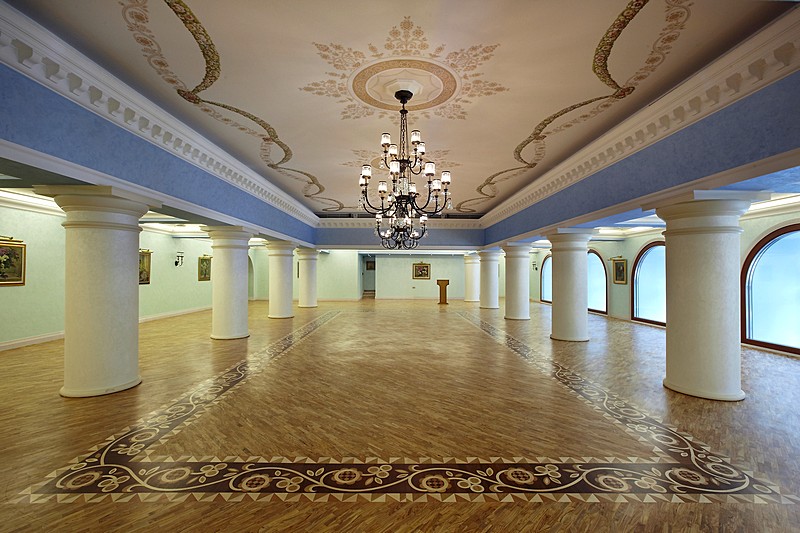 Column Hall at Radisson Royal Hotel in Moscow, Russia