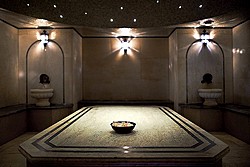 Hamam at SPA at Radisson Royal Hotel in Moscow, Russia