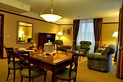 Presidential Suite at the Radisson Slavyanskaya Hotel in Moscow