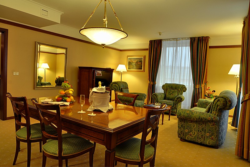 Presidential Suite at the Radisson Slavyanskaya Hotel in Moscow